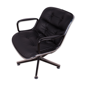 chaise de bureau en cuir