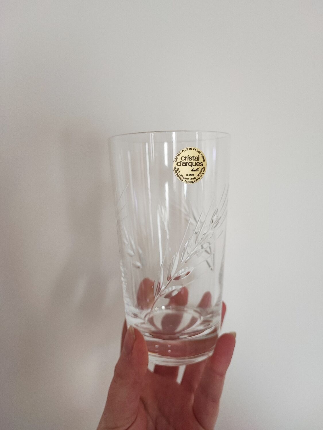 12 Arques crystal glasses model Epi