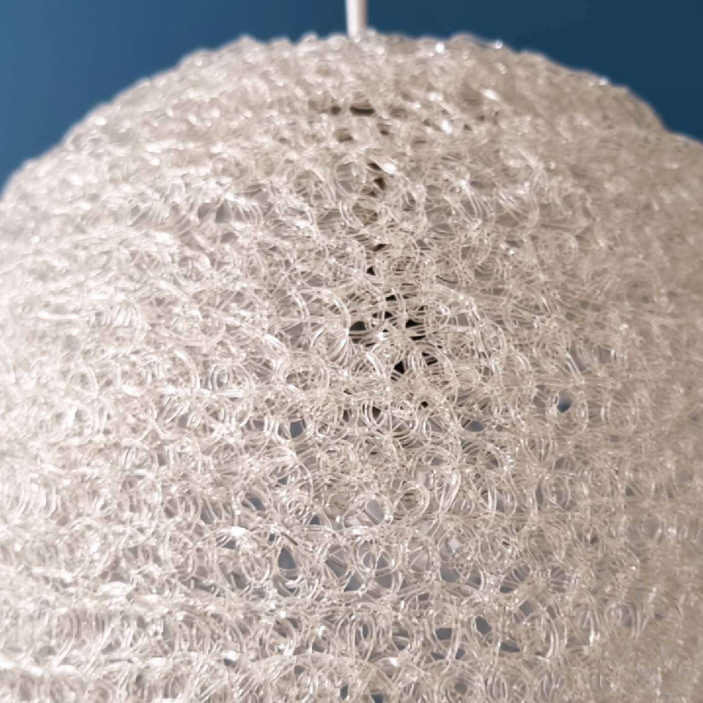 Spaghetti fibreglass suspension globe