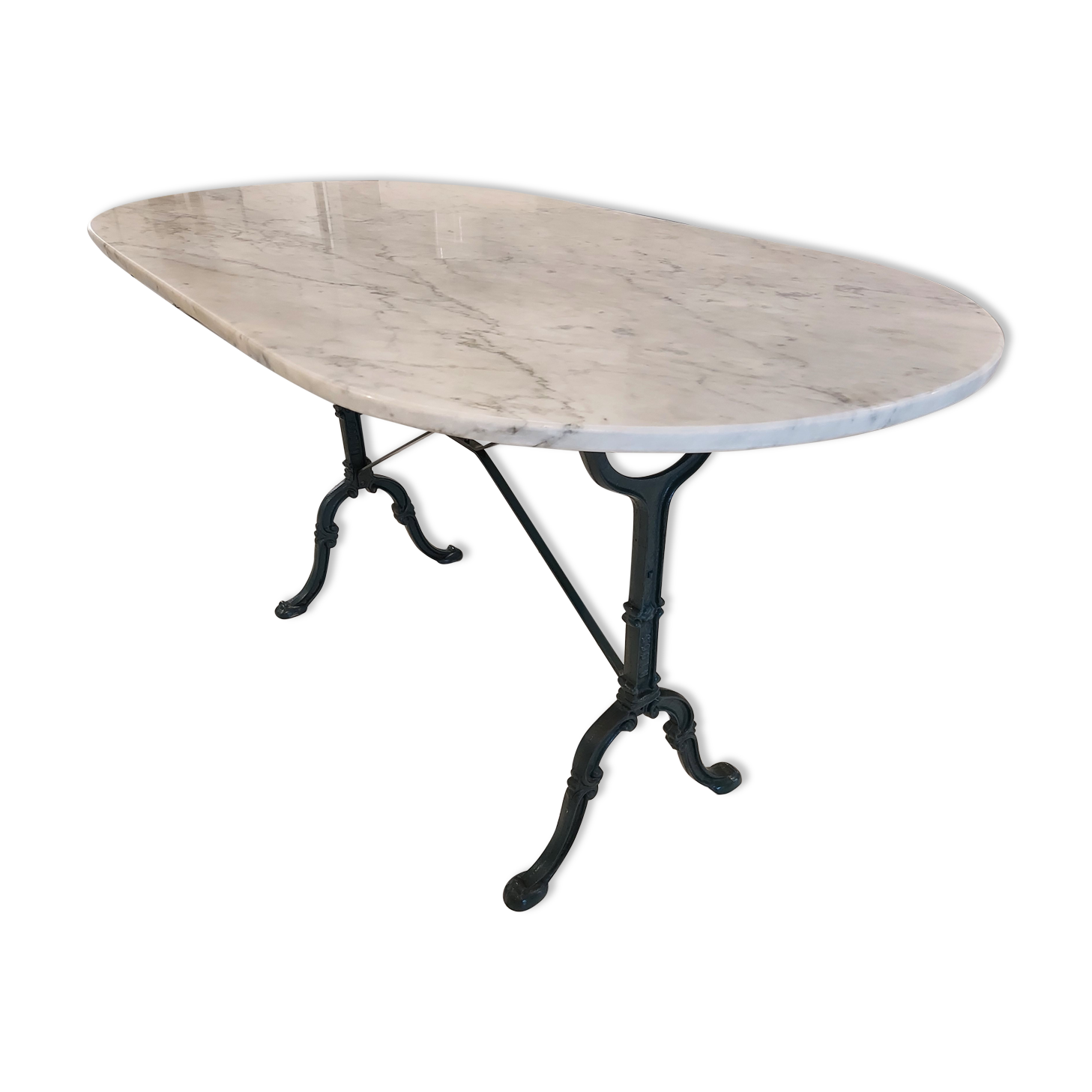 Bistrot marble Godin vintage 1960s table