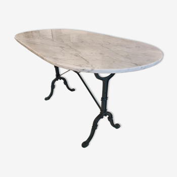 Bistrot marble Godin vintage 1960s table