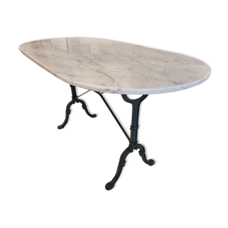 Bistrot marble Godin vintage 1960s table