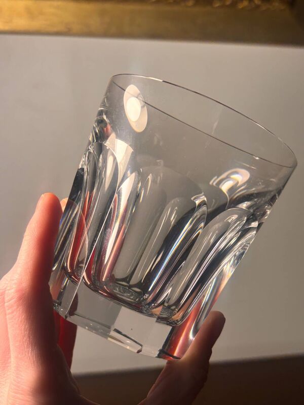 Goblet Baccarat whiskey Harcourt 1841 signee