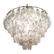 Mid-Century Murano Glass Chandelier "Polyhedr" by Carlo Scarpa, Italy, 1950s