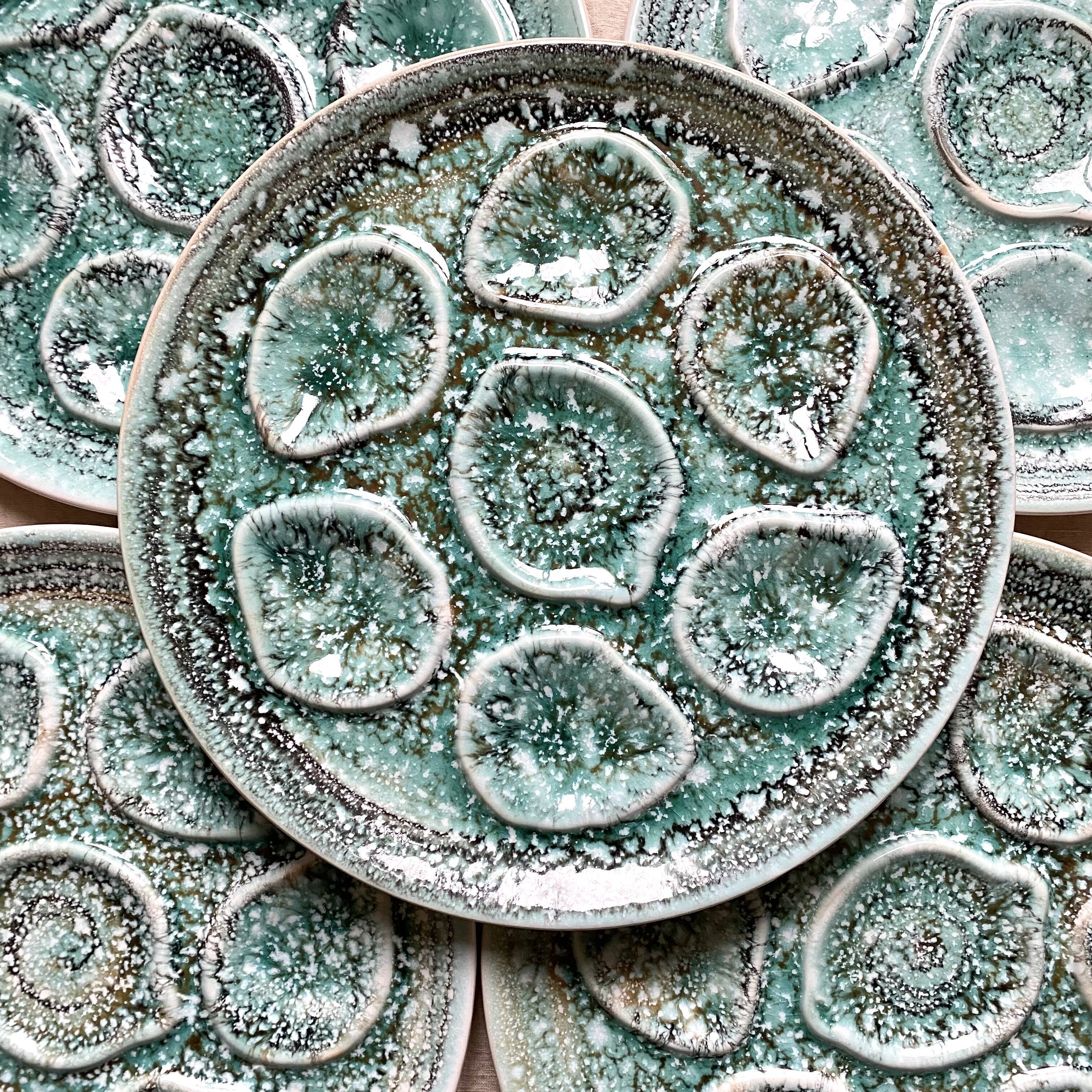 Niderviller oyster plates x12