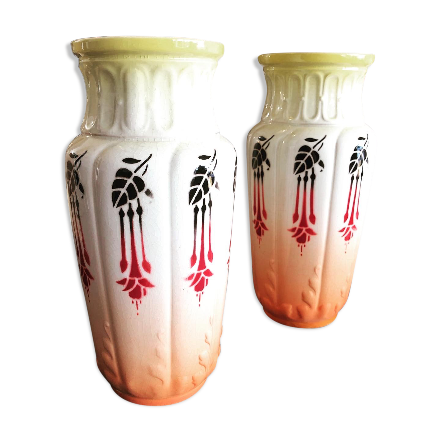 Pair of Art Deco vases