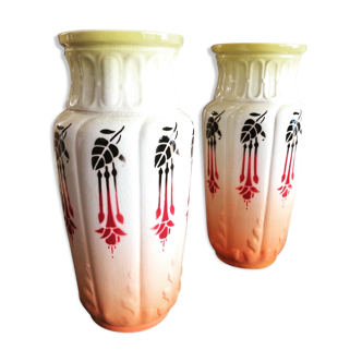 Pair of Art Deco Vases