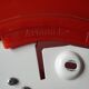 Oval wall lamp design ARTEMIDE 1980 by Patrick Jouin orange/white