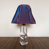 Small Schneider crystal lamp from the 50s