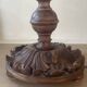 Antique carved wooden lamp 67cm