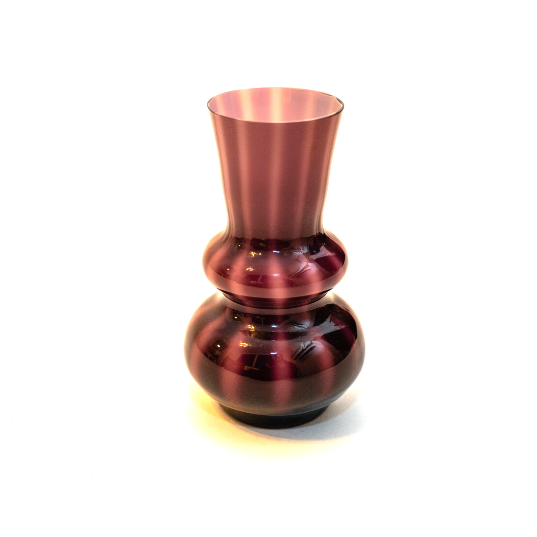 Blown glass vase, Friedrich design, Germany, 1960