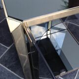 Bar Trolley in Brass & Smoked Glass by Mario Sabot, 1973