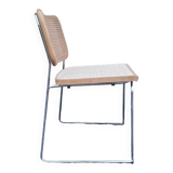 Talin chrome and cane chair