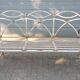 Antique French garden bench park bench