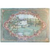 Painted canvas of the twentieth century in the taste of antiquity
