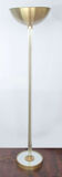 Floor lamp in glass & metal 1940s