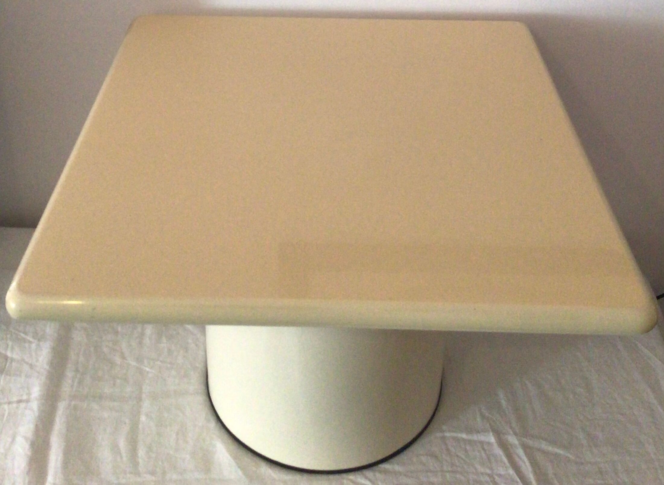 Coffee table wood metal vintage year 70.