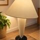 François Chatain lamp in crackled ceramic Art Deco style