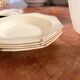 Old Lot Faience Plate Creil Montereau 19th Century Ivory Pearl Decor