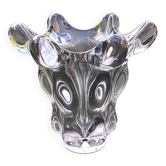 Vase en cristal dit tête de girafe