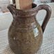 Broc vintage pichet en gres artisanal annees 60