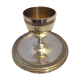 Silver metal eggcup