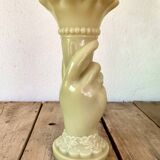 Opaline fairground vase “ringed hand model”
