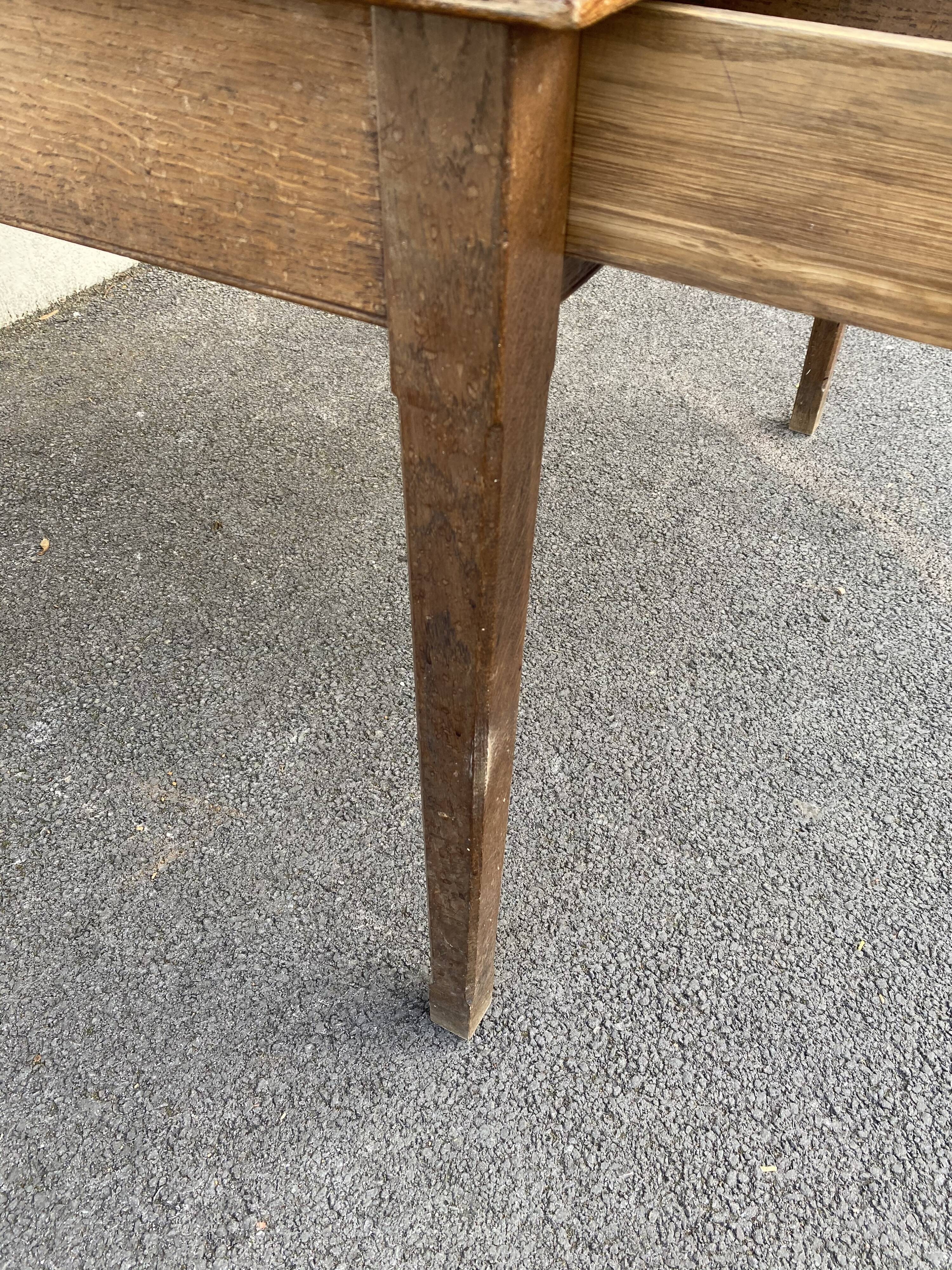 Solid oak desk