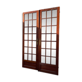 Pair of doors with panes