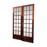 Pair of doors with panes