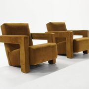 Utrecht 637 Lounge Chairs by Gerrit Rietveld for Cassina, 1990s, Set of 2