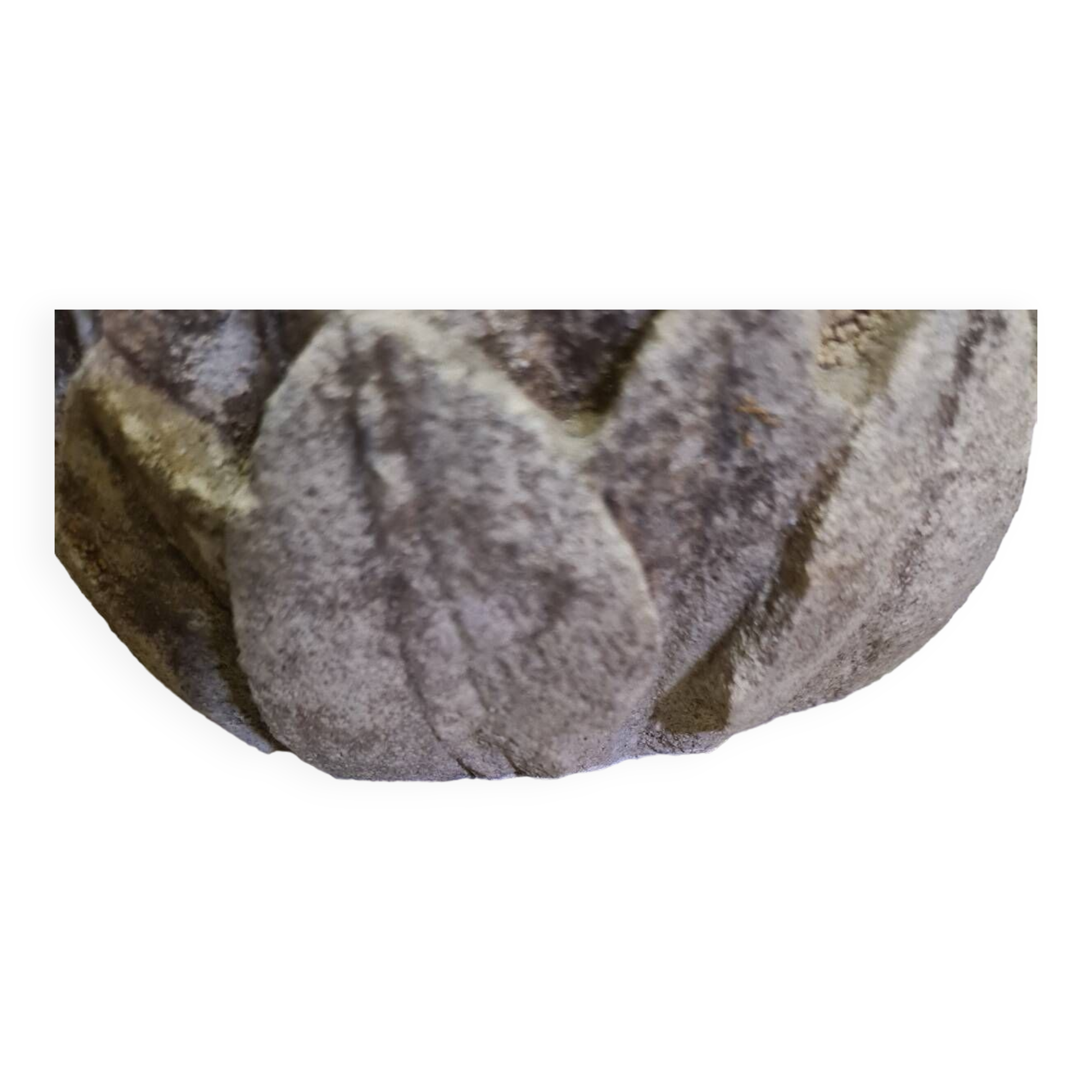 Set Of French Sandstone Decorative Vases With Artichoke, From The 18th Century