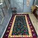 Tapis floral olténien, fait à la main en laine en roumanie