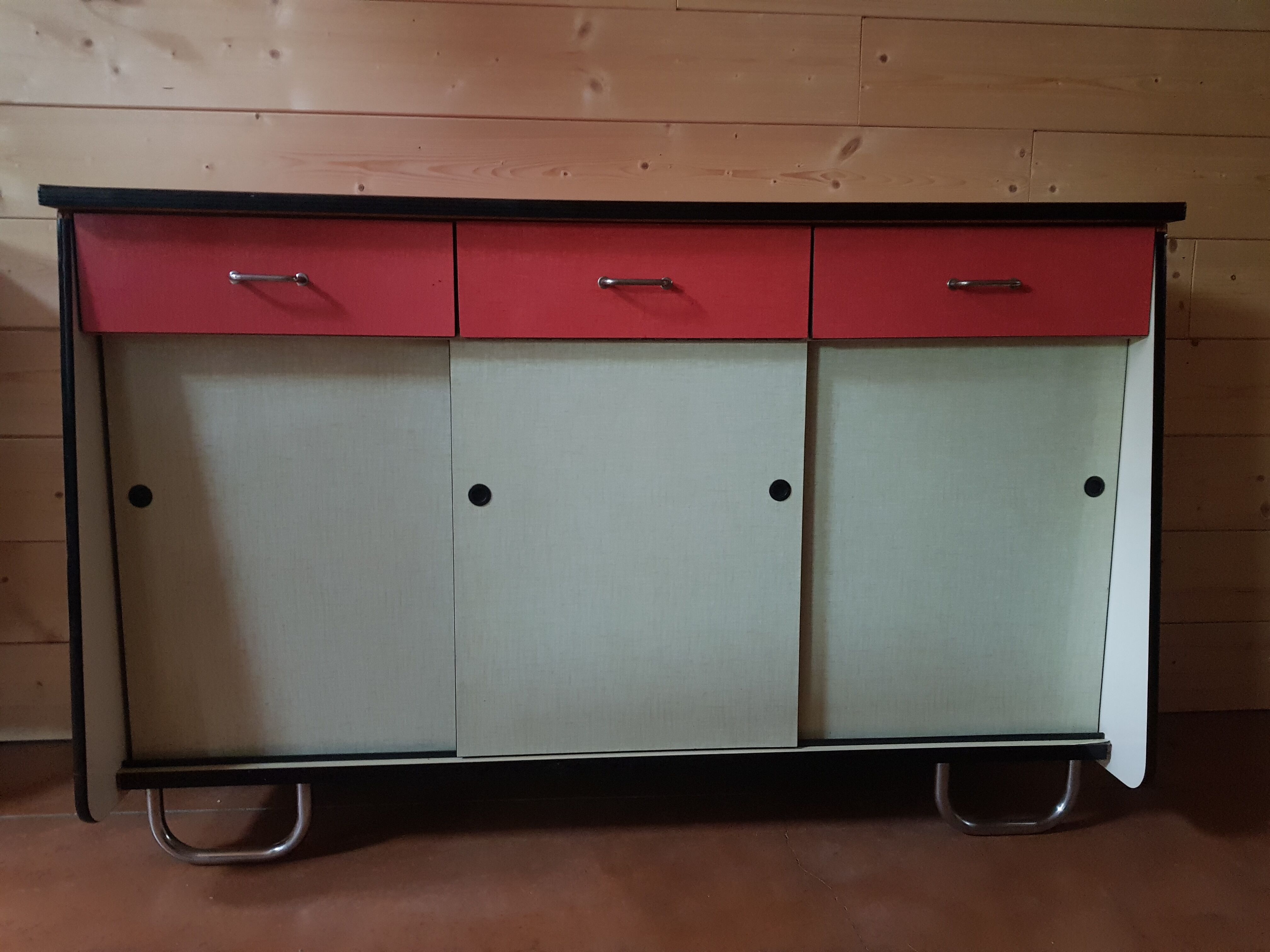 Formica Furniture 60s "AD HOC / Bourgoin France"