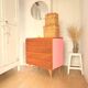 Vintage "Raspberry" chest of drawers