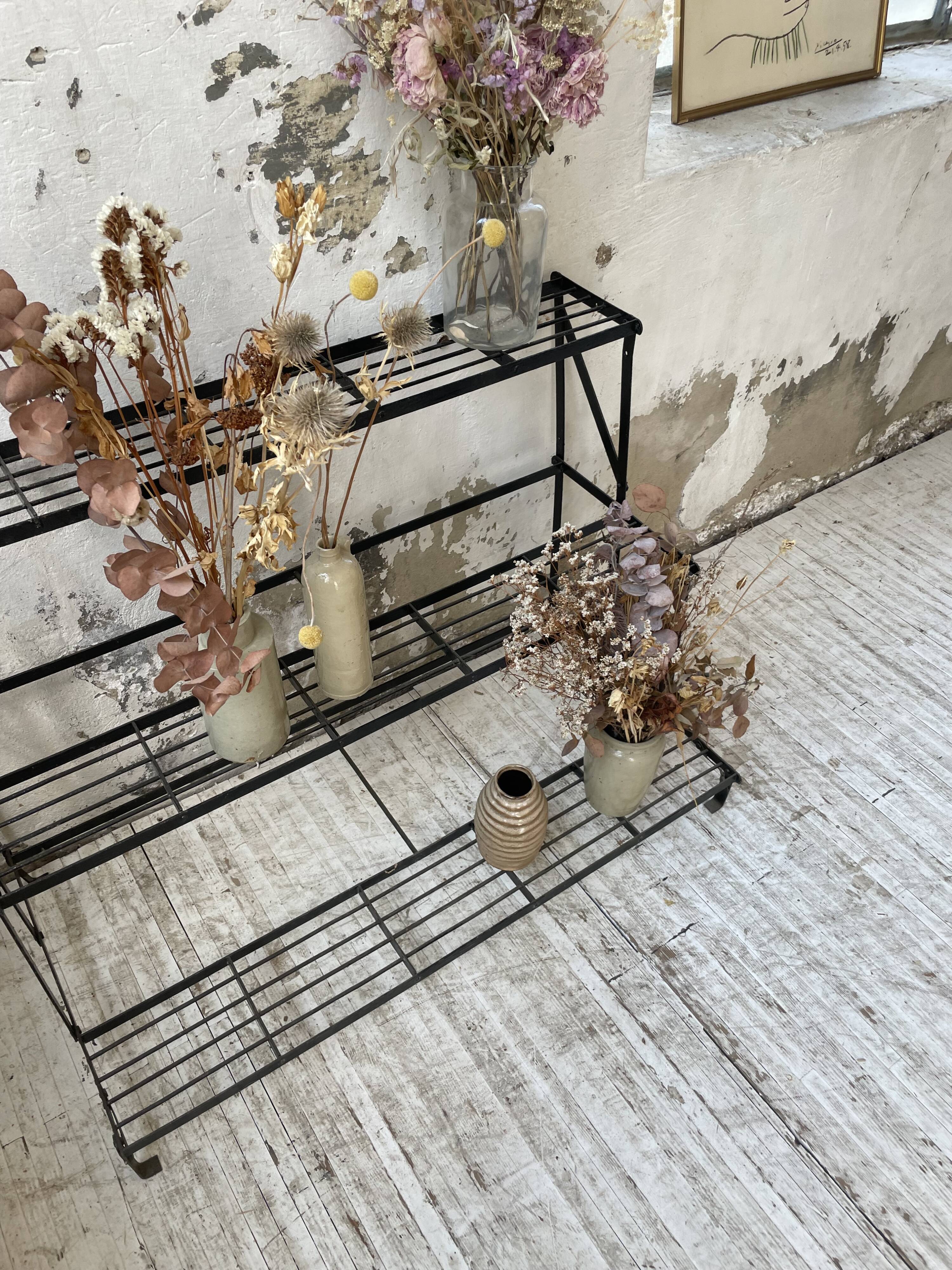 Plant holder florist metal staircase