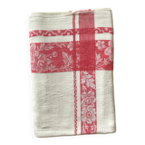 Nappe vintage en coton dimension : hauteur - 205 cm - largeur -160 cm-