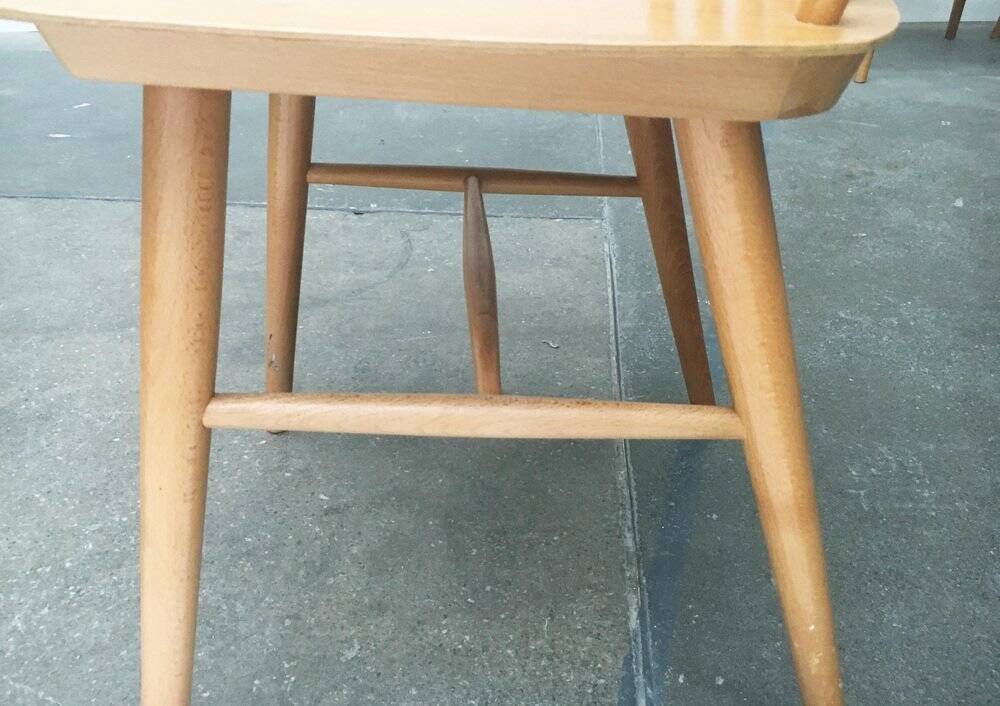 Mid-century German dining chairs, set of 3