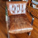 Leather armchair