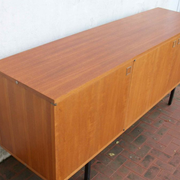 Enfilade teak clear 1967 designed by the french designer Louis Paolozzi