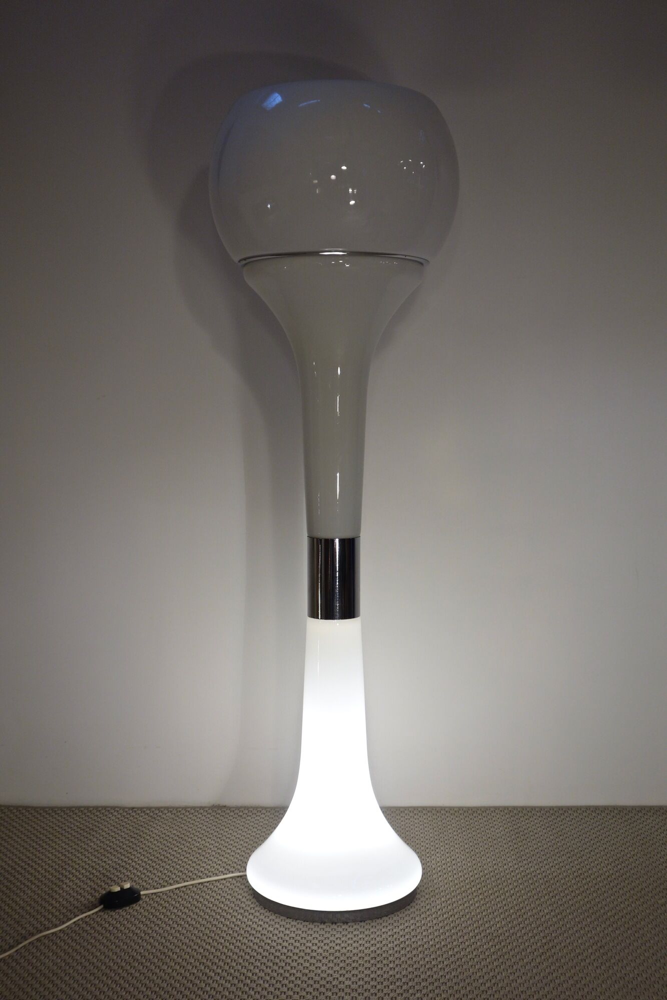Floor lamp by Carlo Nason for Mazzega, Italy 1970's