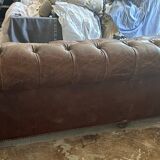 Chesterfield leather sofa