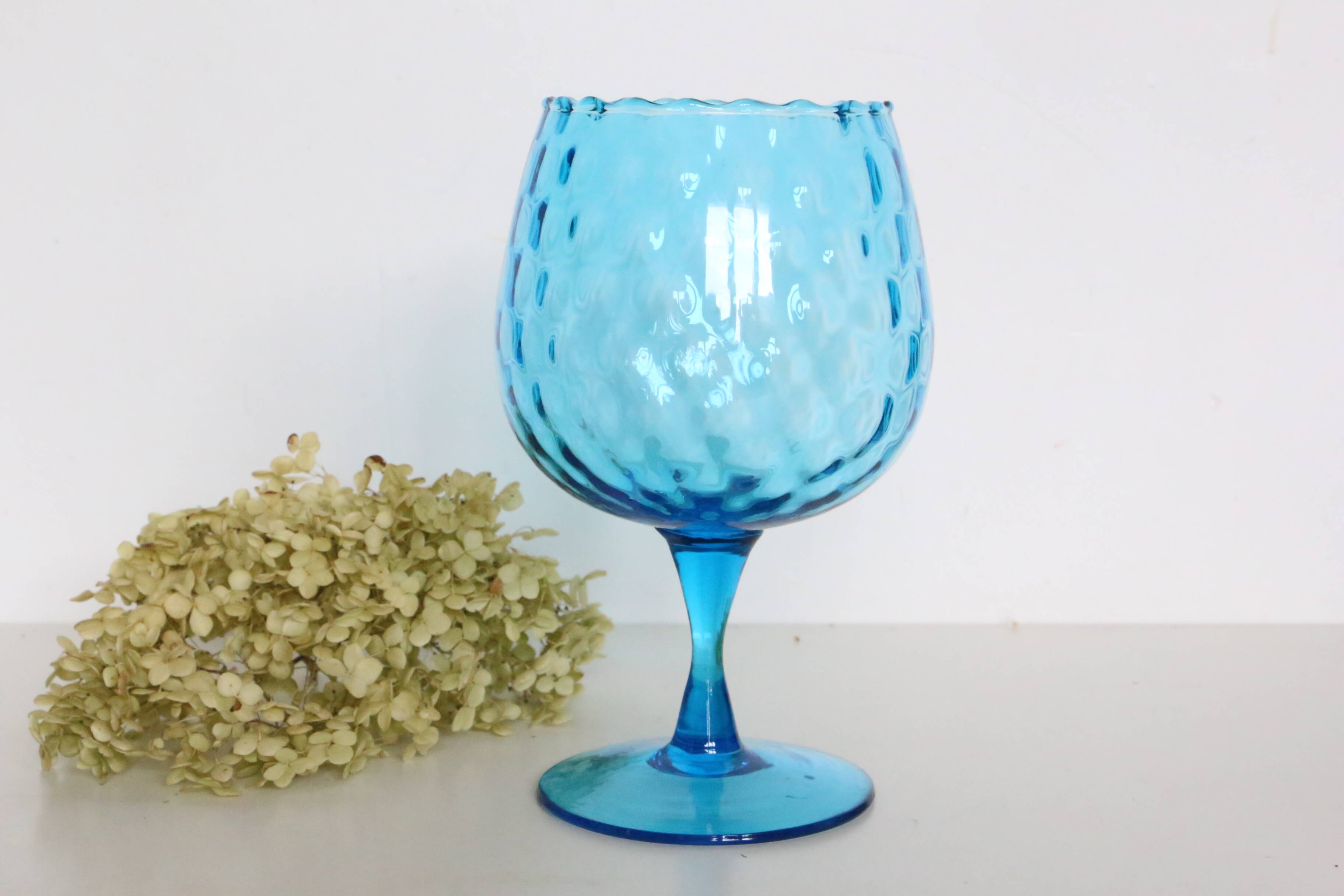 Empoli glass vase, vintage