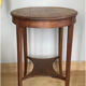 Oval Art Deco pedestal table in oak early twentieth century