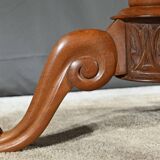 Oval Pedestal Table with Mahogany System, Louis Philippe period – 1st part 19th century
