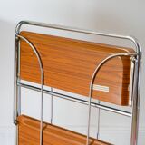 Rolling trolley in formica and chrome Design, 1970