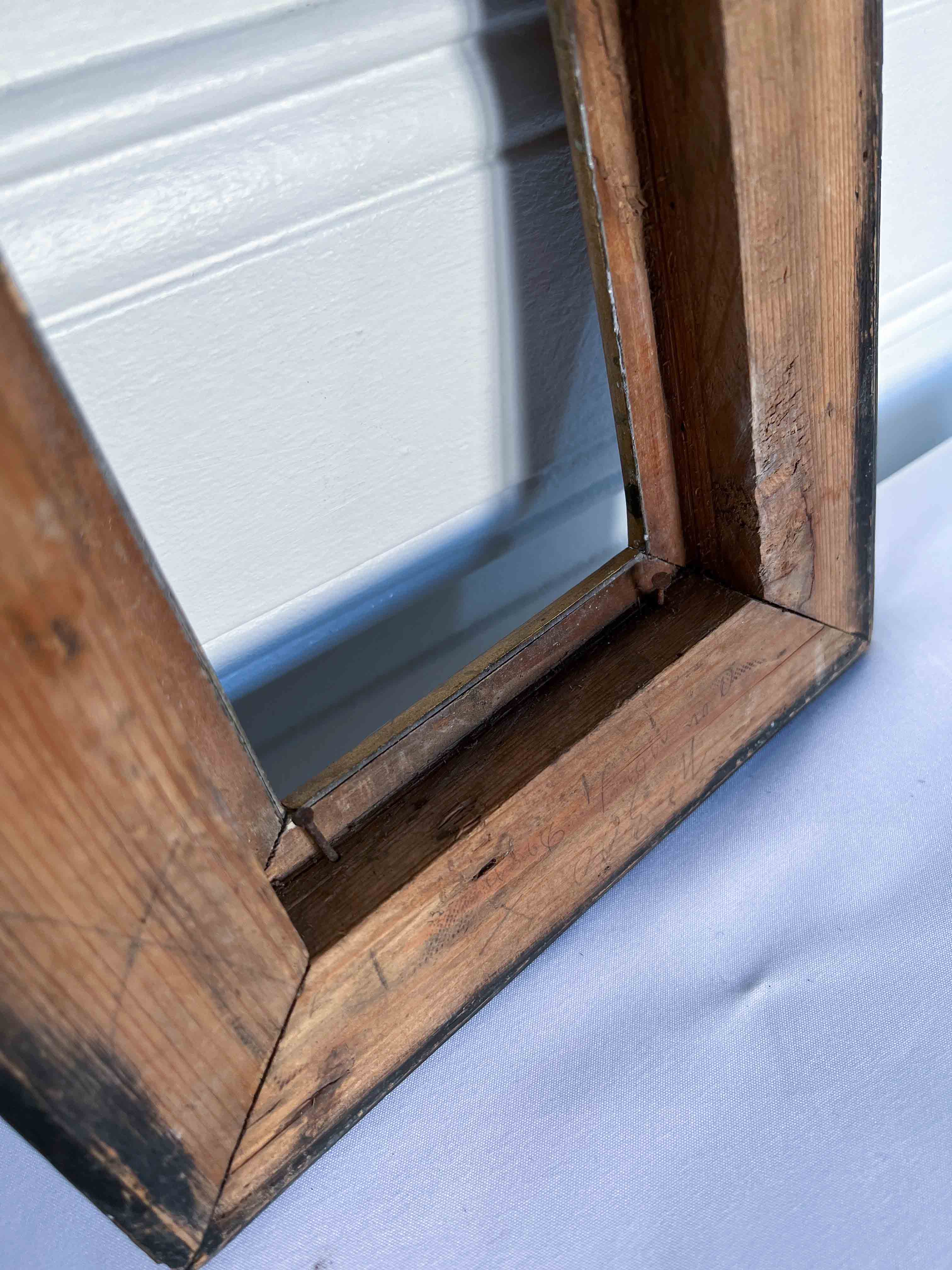 Frame with engravings
