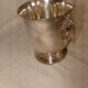 silver-plated ice bucket "with lion heads" from the 1970s