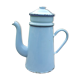 Blue enamel coffee pot