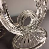 Bougeoirs Glass Belgium - XXth century